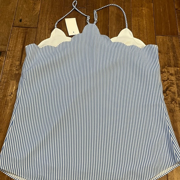 J Crew Pinstripe Cami Size 4 NWT - Picture 4 of 6